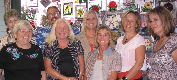 Some of the 2008 Flowers of Hope Artists