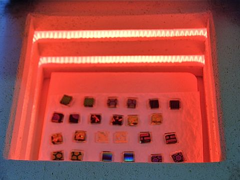 Jewelry in hot kiln