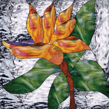 Flowers of Hope Bird of Paradise Pattern