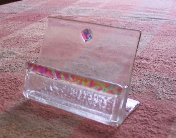 Fused Glass Business Cardholders