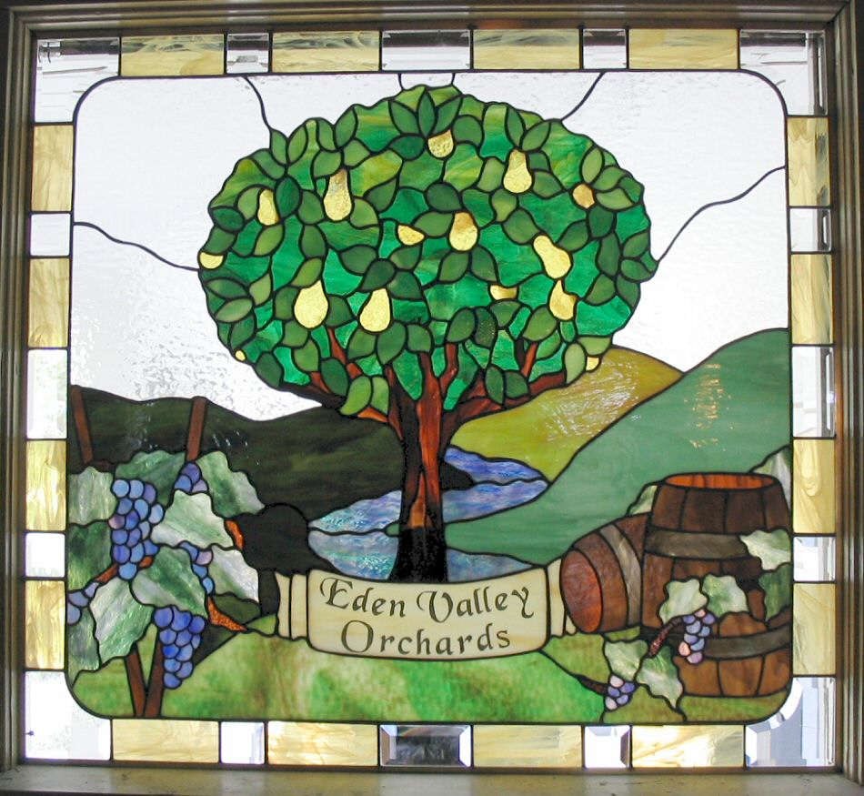 Jessy's panel in the Voorhies Mansion "Butler's Pantry"