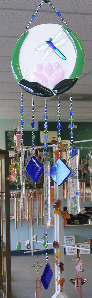 Fused Glass Wind Chimes