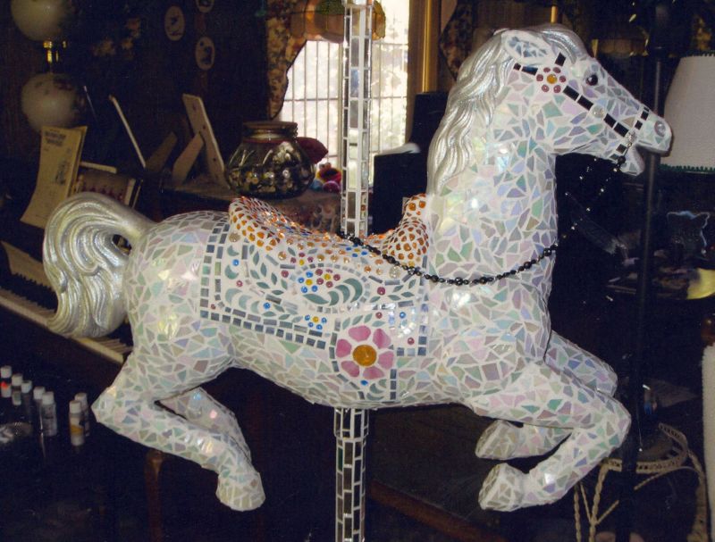 Marilyn Bokor's Carousel Horse