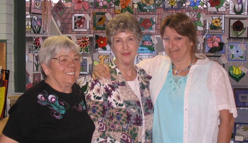 Marilyn Bokor, Katie Smith and Jessy Carrara