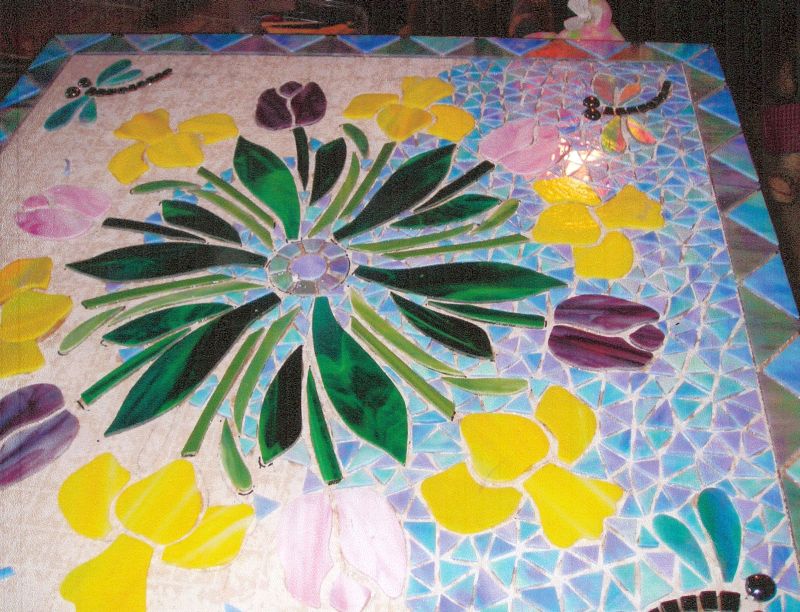Marilyn Bokor's Mosaic Table Top