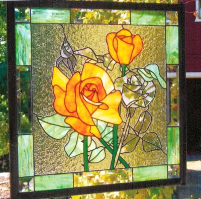 One of Marilyn Bokor's Flowers of Hope Panels