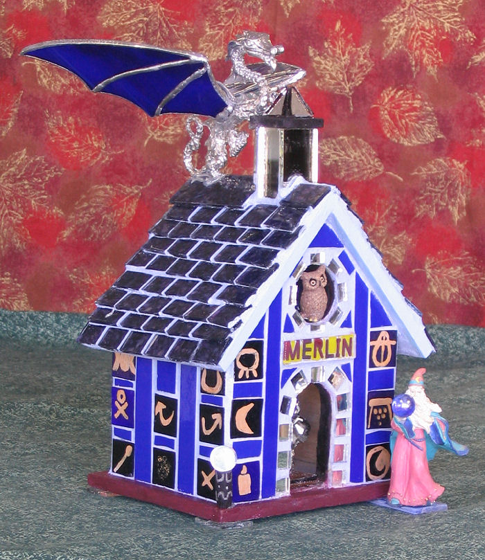 Honorable Mention -- Merlin's Birdhouse by Tammy Radford
