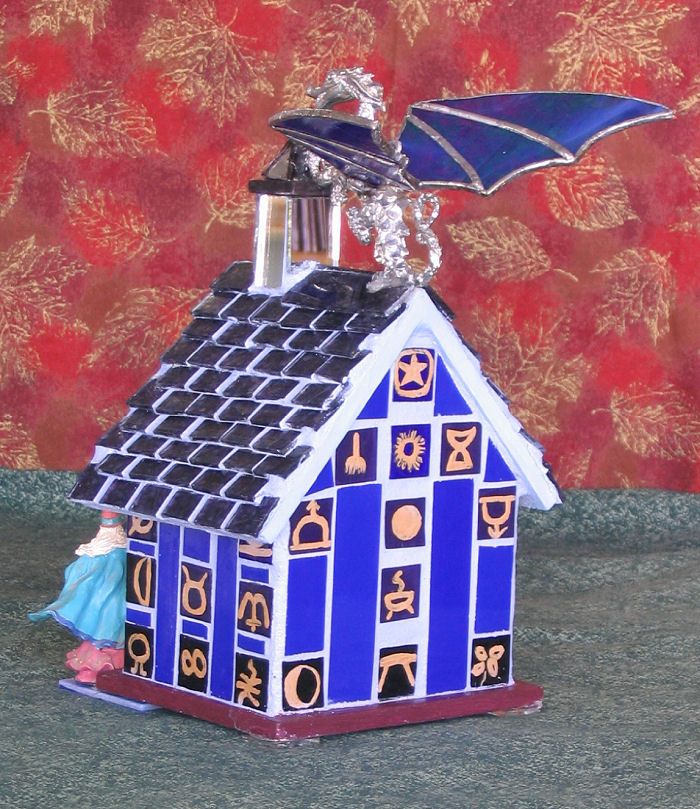 Honorable Mention -- Merlin's Birdhouse by Tammy Radford