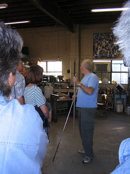 Louie shows us a blow pipe