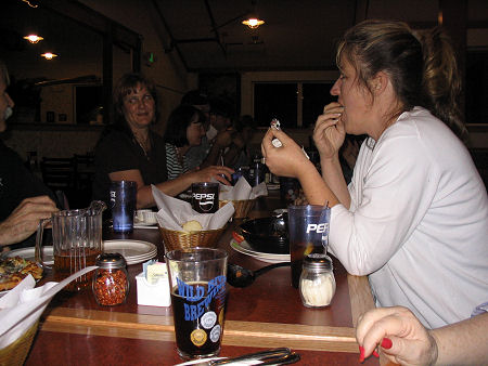 Dinner at Wild River Pizza After the Field Trip